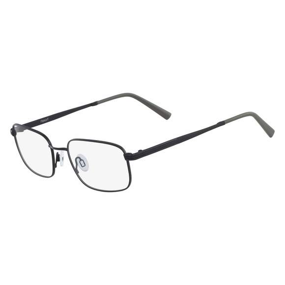 Flexon COLLINS 600 Eyeglasses 412 Dark Slate Blue 55mm